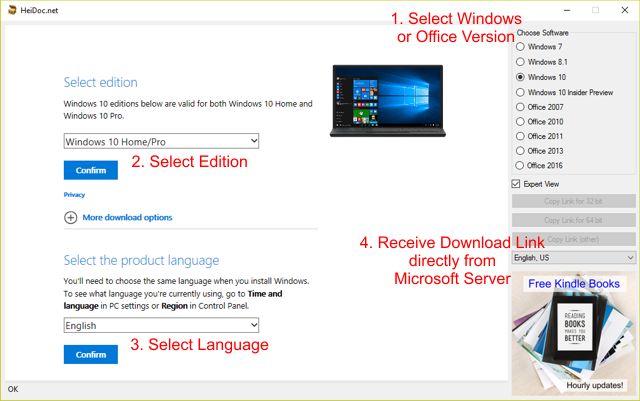 Microsoft media creation tool for windows 7